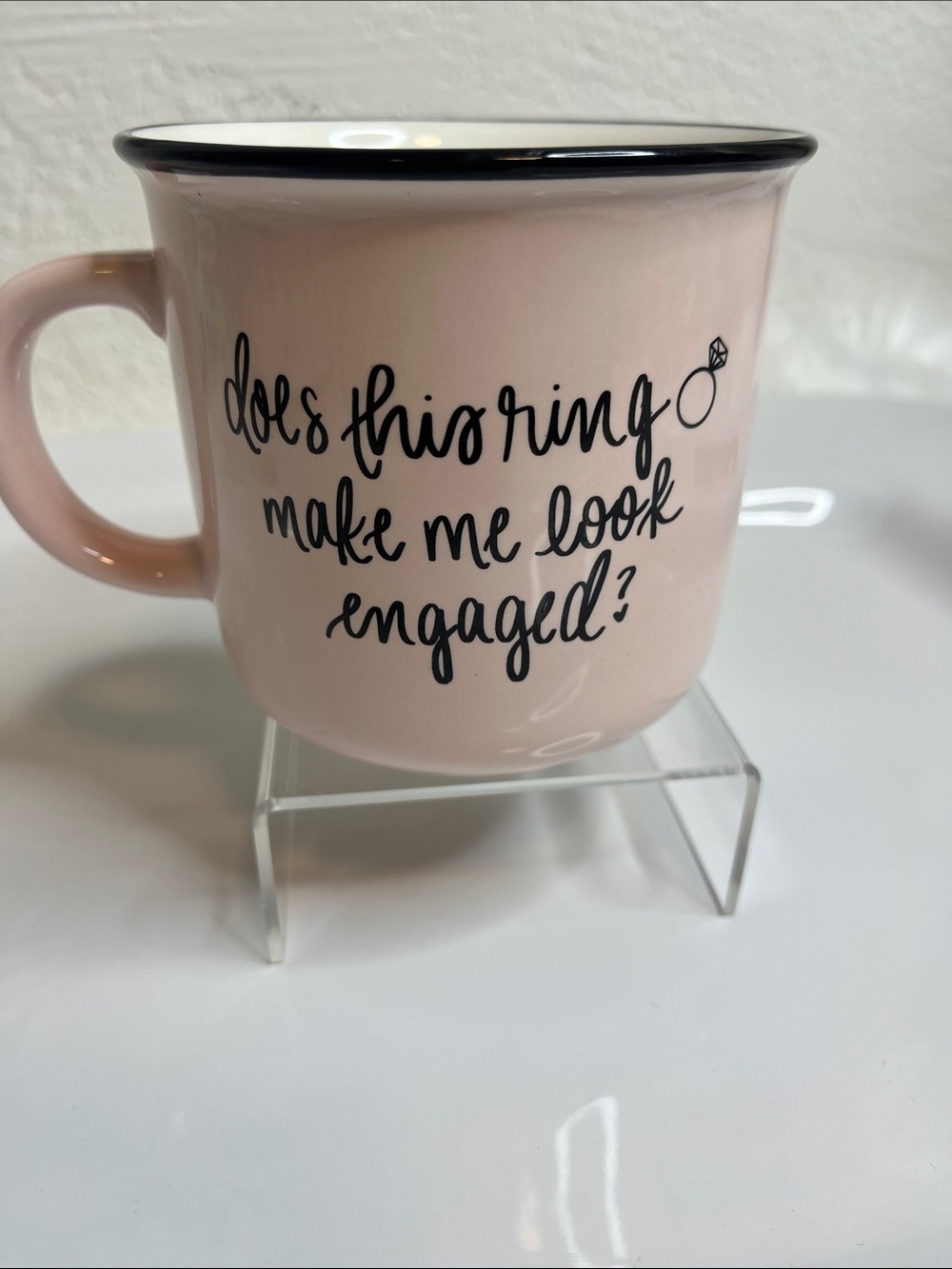 Pink Engagement Quote Ceramic Mug - Unknown Brand